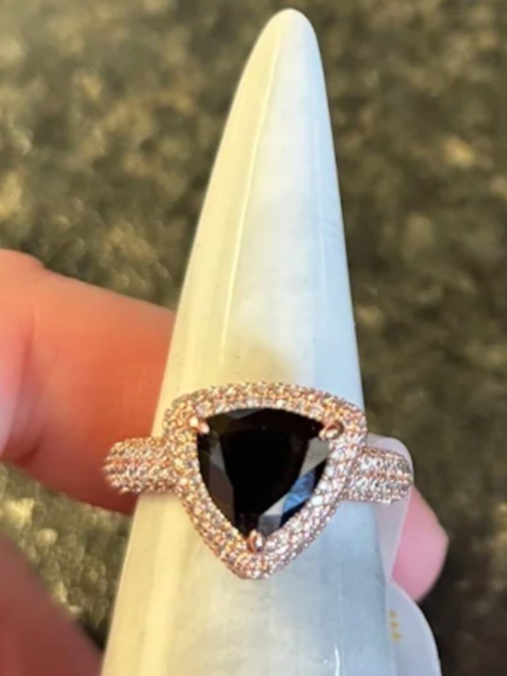 Bomb Party Black Onyx Ring
